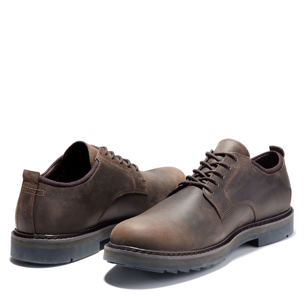 Zapatos Oxford Timberland Hombre Squall Canyon Waterproof Marrones Oscuro - Chile ACW-589610